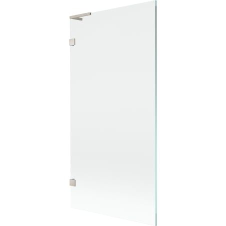 Mexen Lunar L Badewannenwand 1-flügelig 90 x 150 cm, transparent, gebürstetes Nickel - 897L-090-000-97-00