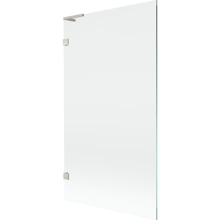 Mexen Lunar L Duschabtrennung 1-flügelig 100 x 150 cm, transparent, gebürsteter Nickel - 897L-100-000-97-00