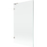 Mexen Lunar L Duschabtrennung 1-flügelig 100 x 150 cm, transparent, gebürsteter Nickel - 897L-100-000-97-00