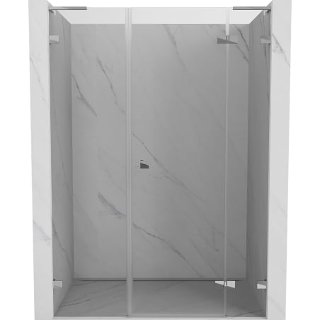 Mexen Lunar L Duschdrehtür rechts 135 cm, transparent, Chrom - 834SL-135-050-01-00-P