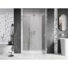 Mexen Lunar L Duschdrehtür rechts 135 cm, transparent, Chrom - 834SL-135-050-01-00-P