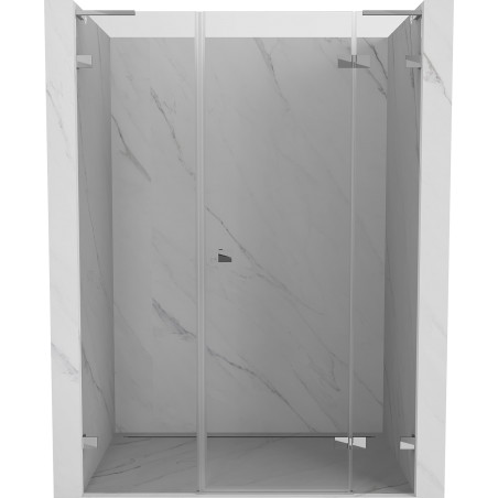 Mexen Lunar L Duschabtrennung rechts öffnend 150 cm, transparent, Chrom - 834SL-150-050-01-00-P