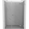 Mexen Lunar L Duschdrehtür rechts 155 cm, transparent, Chrom - 834SL-155-050-01-00-P
