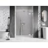 Mexen Lunar L Duschflügeltür rechts 150 cm, transparent, weiß - 834SL-150-050-20-00-P