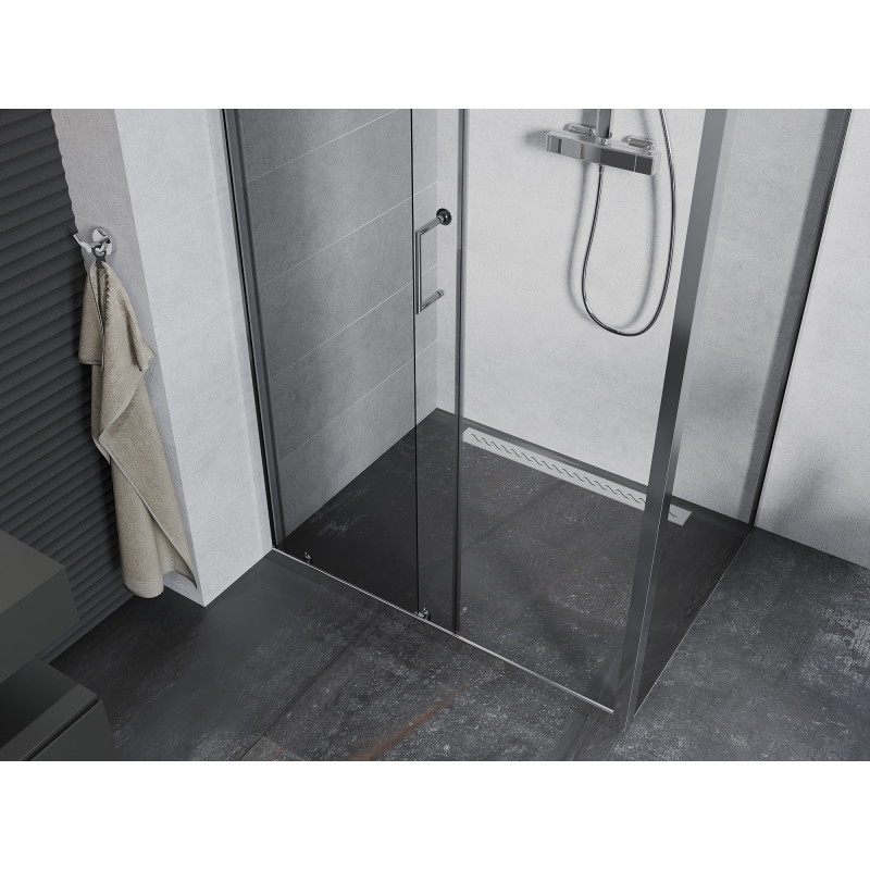 Mexen Apia 95 x 100 cm Schiebeduschkabine, transparent, Chrom - 840-095-100-01-00