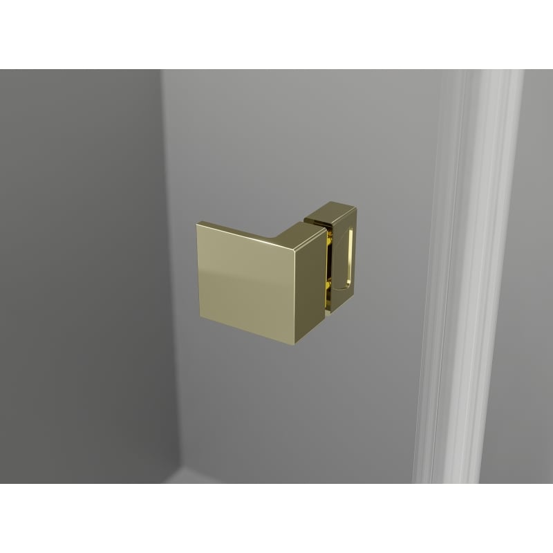 Mexen Lunar L Duschdrehtür rechts 145 cm, transparent, gold - 834SL-145-050-50-00-P