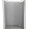 Mexen Lunar L Duschdrehtür rechts 155 cm, transparent, gold - 834SL-155-050-50-00-P