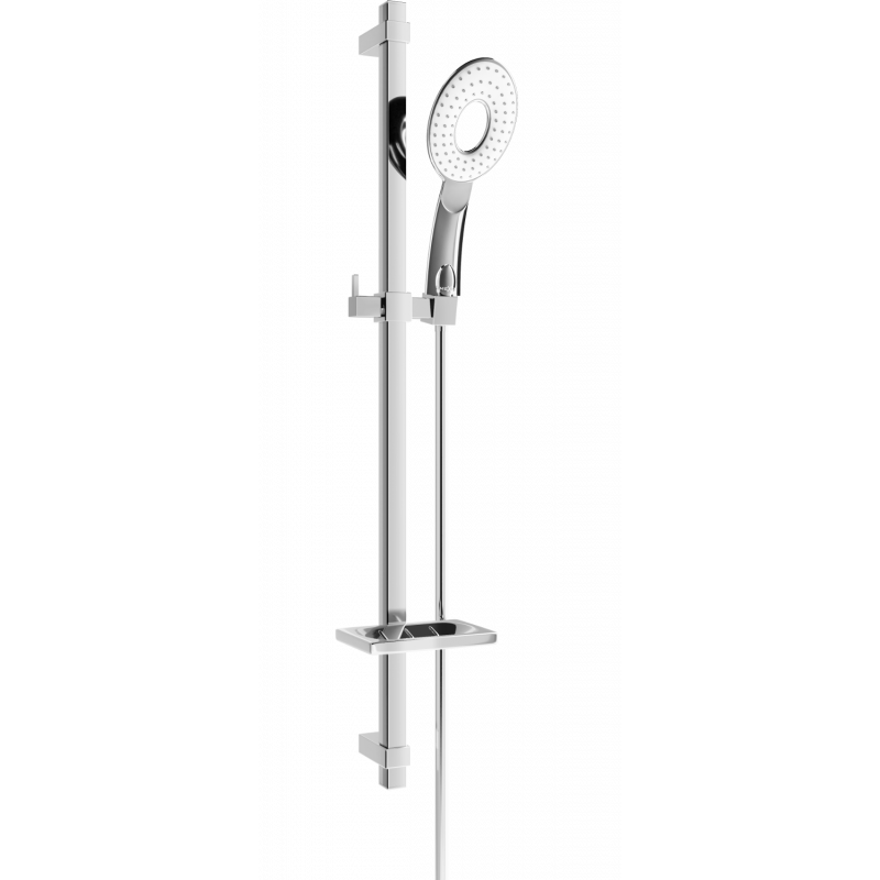 Mexen DQ73 Duschset mit verschiebbarem Stab, Chrom - 785734581-02