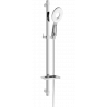 Mexen DQ73 Duschset mit verschiebbarem Stab, Chrom - 785734581-02