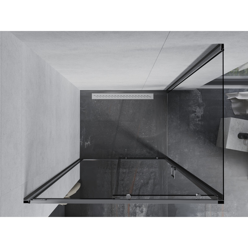 Mexen Apia Schiebeduschkabine 125 x 90 cm, transparent, Chrom - 840-125-090-01-00