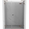 Mexen Lunar L Duschdrehtür rechts 155 cm, transparent, Roségold - 834SL-155-050-60-00-P