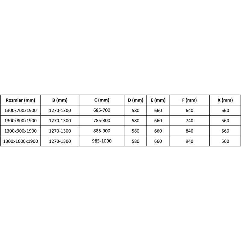Mexen Apia Schiebeduschkabine 130 x 90 cm, transparent, Chrom - 840-130-090-01-00