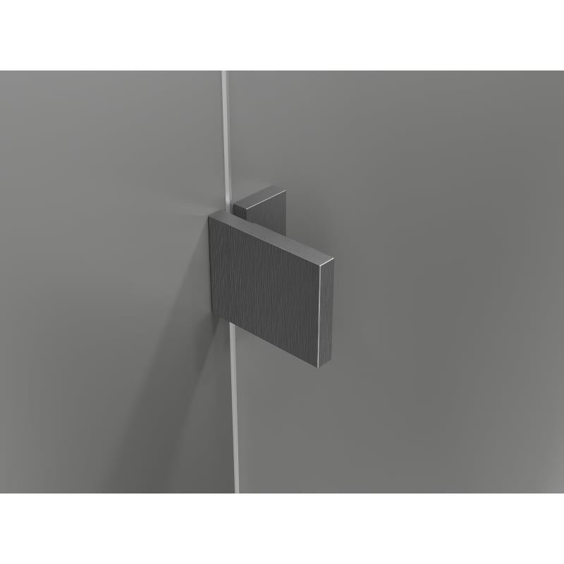 Mexen Lunar L duschdrehtür rechts 140 cm, transparent, gebürstetes gun gray - 834SL-140-050-66-00-P