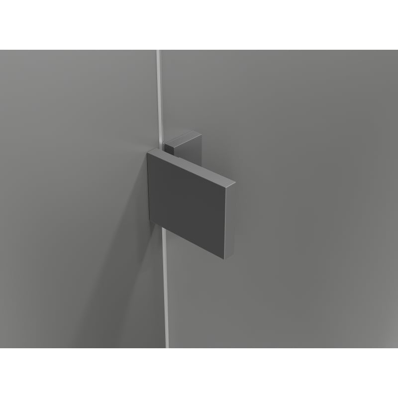 Mexen Lunar L Duschdrehtür rechts 150 cm, transparent, Gun Metal - 834SL-150-050-95-00-P