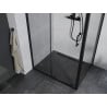 Mexen Apia Duschkabine schiebbar 135 x 70 cm, transparent, schwarz - 840-135-070-70-00
