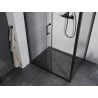 Mexen Apia schiebbare Duschkabine 135 x 90 cm, transparent, schwarz - 840-135-090-70-00
