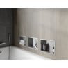 Mexen X-Wall-R Einbauablage mit Flansch 30 x 20 cm, Inox - 1910302010
