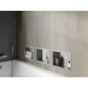 Mexen X-Wall-R Nischenregal mit Flansch 30 x 20 cm, Inox - 1910302010