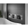 Mexen X-Wall-R Wandeinbauablage mit Flansch 30 x 20 cm, Inox - 1910302010
