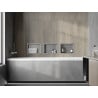 Mexen X-Wall-R Einbauablage mit Flansch 30 x 20 cm, Inox - 1910302010