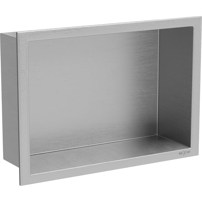 Mexen X-Wall-R Einbauablage mit Flansch 30 x 20 cm, Inox - 1910302010