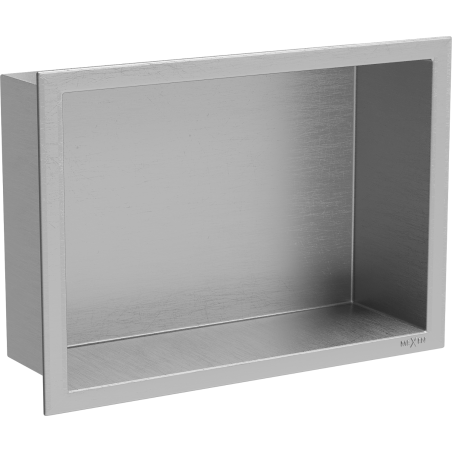Mexen X-Wall-R Nischenregal mit Flansch 30 x 20 cm, Inox - 1910302010