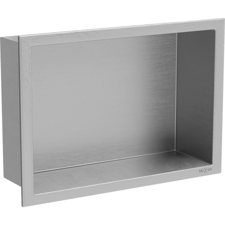 Mexen X-Wall-R Wandeinbauablage mit Flansch 30 x 20 cm, Inox - 1910302010