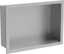 Mexen X-Wall-R Nischenregal mit Flansch 30 x 20 cm, Inox - 1910302010
