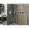 Mexen X-Wall-R Nischenablage mit Flansch 30 x 20 cm, weiß - 1920302010