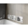 Mexen X-Wall-R Nischenablage mit Flansch 30 x 20 cm, weiß - 1920302010