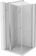 Mexen Mist T Duschkabine schwenkbar 75 x 75 cm, transparent, Chrom - 8A4T-075-075-01-00