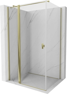 Mexen Mist T Duschkabine schwenkbar 120 x 70 cm, transparent, gold - 8A4T-120-070-50-00