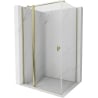 Mexen Mist T Duschkabine klappbar 120 x 80 cm, transparent, gold - 8A4T-120-080-50-00