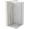 Mexen Mist T Duschkabine faltbar 120 x 120 cm, transparent, gold - 8A4T-120-120-50-00