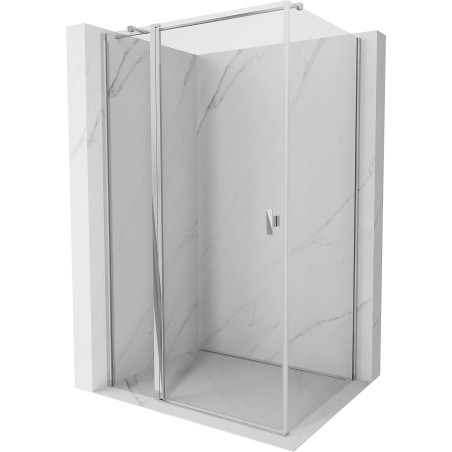 Mexen Mist T Duschkabine schwenkbar 110 x 120 cm, transparent, Chrom - 8A4T-110-120-01-00