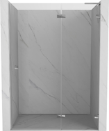 Mexen Lunar L Duschdrehtür rechts 135 cm, transparent, Chrom - 834L-135-000-01-00-P