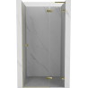 Mexen Lunar L Duschdrehtür rechts 115 cm, transparent, gold - 834L-115-000-50-00-P