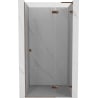 Mexen Lunar L Duschpendeltür rechts 100 cm, transparent, Roségold - 834L-100-000-60-00-P