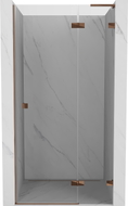 Mexen Lunar L Duschdrehtür rechts 105 cm, transparent, Roségold - 834L-105-000-60-00-P