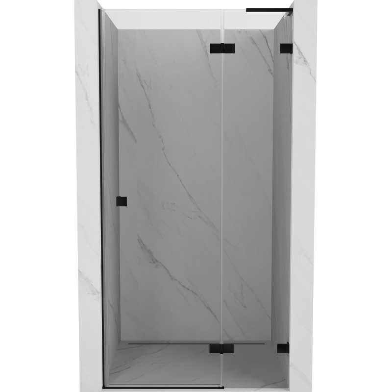 Mexen Lunar L Duschschwingtür rechts 80 cm, transparent, schwarz - 834L-080-000-70-00-P