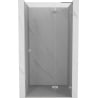 Mexen Lunar L Duschabtrennung, schwenkbar, rechte Seite, 105 cm, transparent, gebürstetes Nickel - 834L-105-000-97-00-P