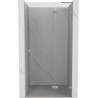 Mexen Lunar L Duschdrehtür, rechts, 115 cm, transparent, gebürsteter Nickel - 834L-115-000-97-00-P