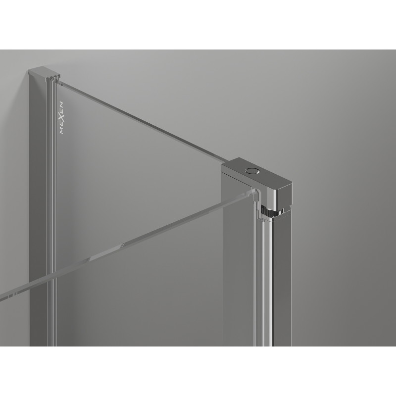 Mexen Mist Duo Duschkabine schwenkbar 70 x 70 cm, transparent, Chrom - 8A4-070-070-01-00