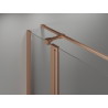 Mexen Mist T Duschkabine klappbar 70 x 75 cm, transparent, gebürstetes Kupfer - 8A4T-070-075-65-00