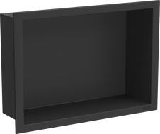 Mexen X-Wall-R Einbauregal mit Flansch 30 x 20 cm, Schwarz - 1970302010