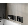 Mexen X-Wall-R Nischenregal mit Abdeckung 30 x 20 cm, schwarz - 1970302010