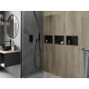 Mexen X-Wall-R Nischenregal mit Abdeckung 30 x 20 cm, schwarz - 1970302010