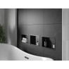 Mexen X-Wall-R Nischenregal mit Abdeckung 30 x 20 cm, schwarz - 1970302010