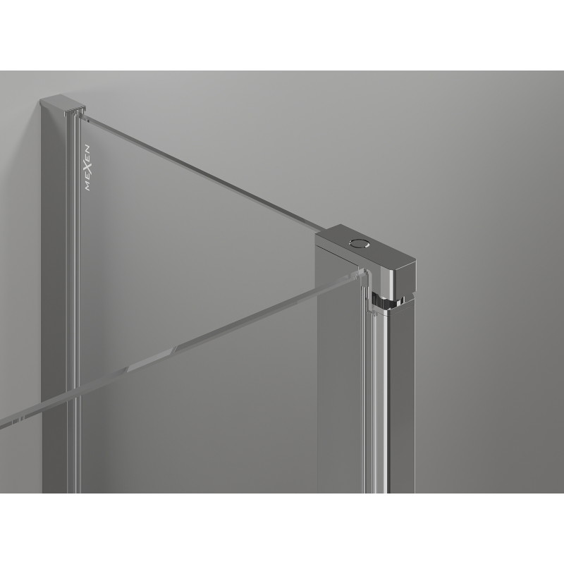 Mexen Mist Duo Duschkabine schwenkbar 110 x 95 cm, transparent, Chrom - 8A4-110-095-01-00
