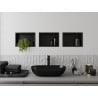Mexen X-Wall-R Wandnische-Regal mit Flansch 30 x 20 cm, schwarz - 1970302010